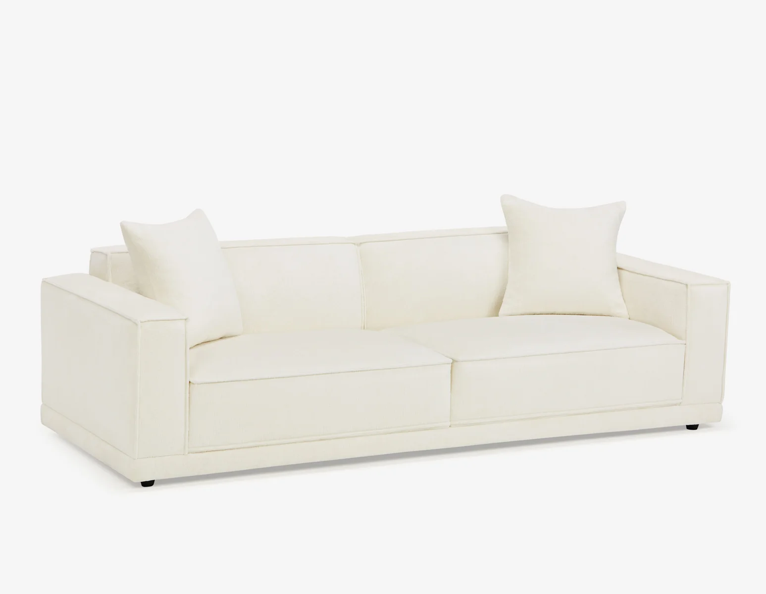 HILLARY — Modern low back 96" luxury sofa (64-85-93-10) - Image 19