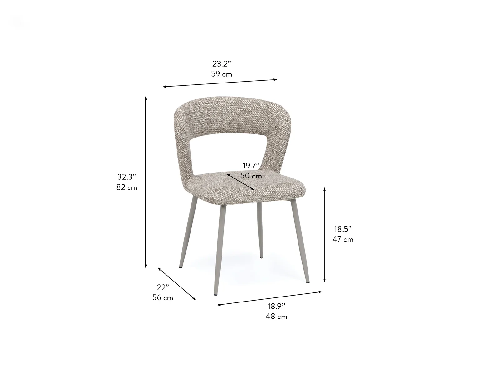 KIRIL — Modern contemporary dining chair (12-21-91-93) - Image 10