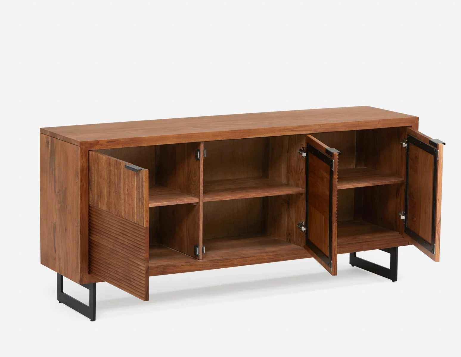 LYON — Acacia wood sideboard 175 cm - Image 9