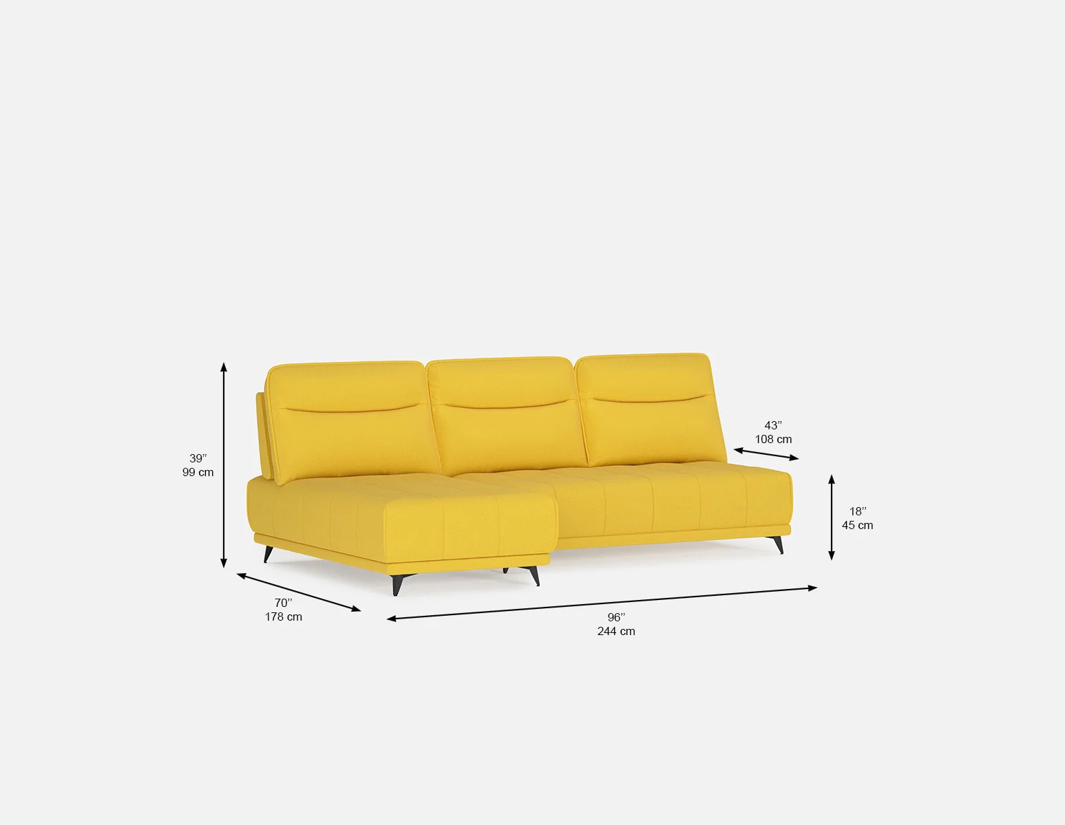 SIMON — 2-pc modular interchangeable sofa (30-70-69-50) - Image 8