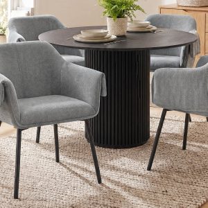 RALPH — Mid-century upholstered dining armchair