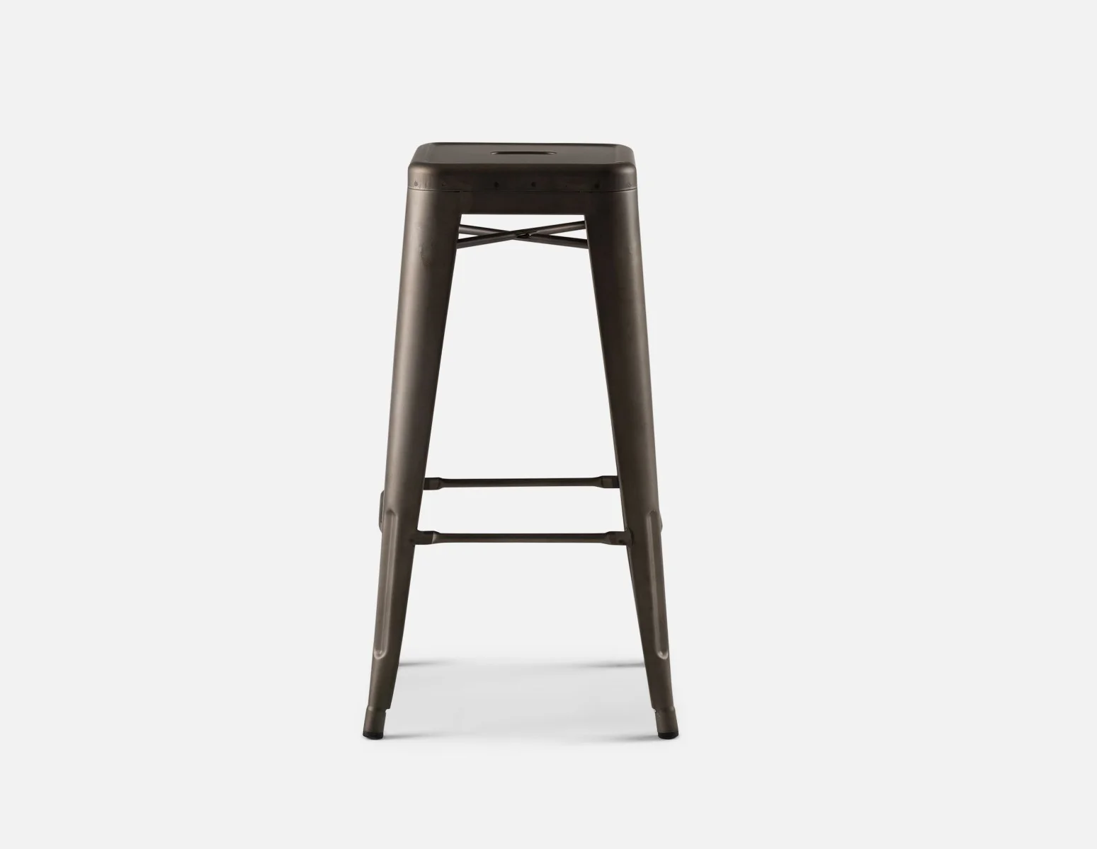 HUDSON — Iron bar stool 76 cm (92-16-15-52) - Image 4