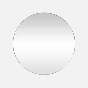 ZANDER — Round stainless steel mirror 60 cm x 60 cm