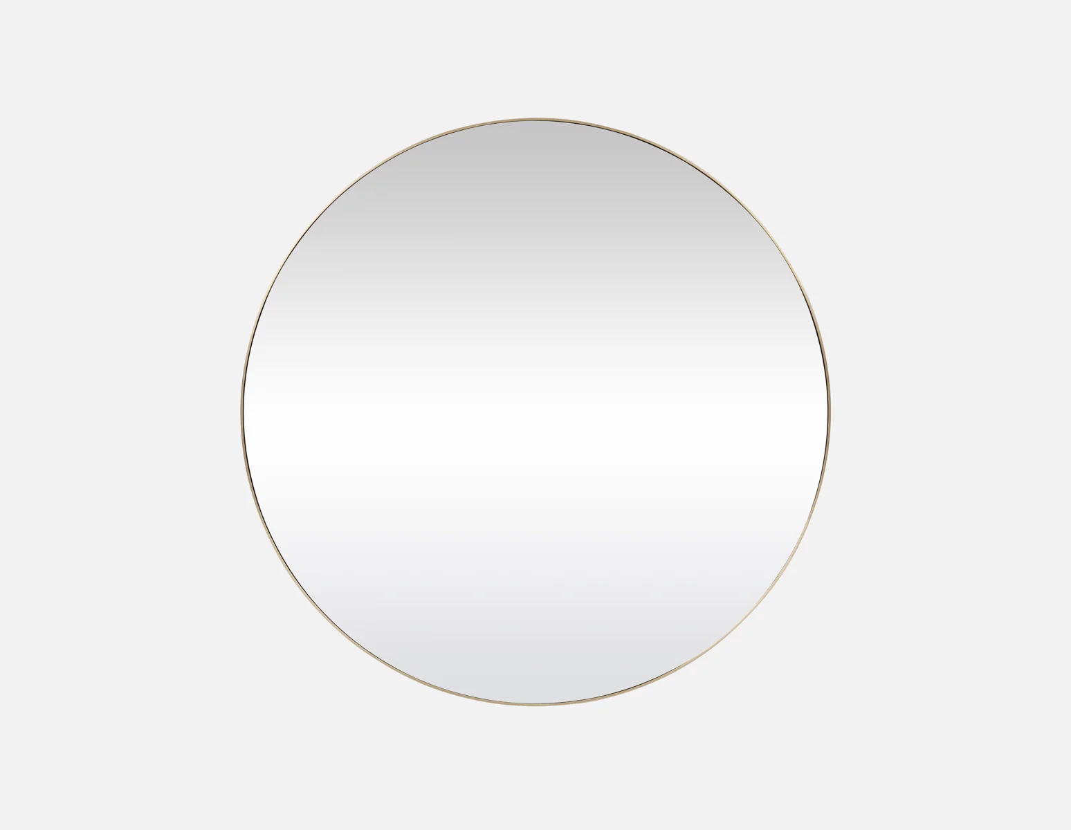 ZANDER — Round stainless steel mirror 60 cm x 60 cm