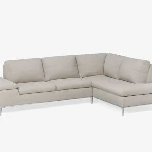 ANDREW — Right-facing sectional sofa in performance fabric (45-44-77-30)