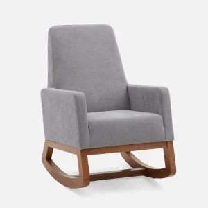 CEDRICK — Mid-century modern rocking armchair (45-46-33-30)