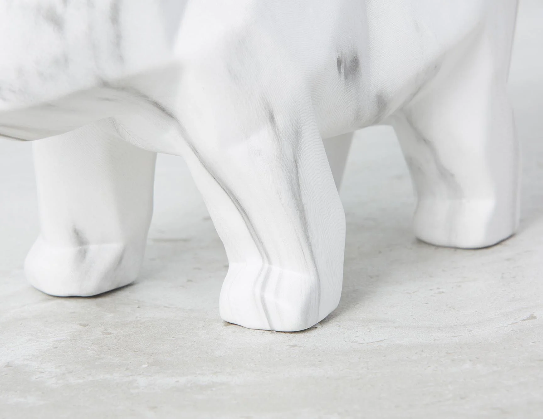 RHYNO — Faux marble sculpture 28 cm - Image 3
