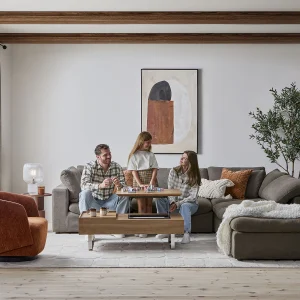 EVO — Walnut veneer lift-top storage coffee table 120 cm