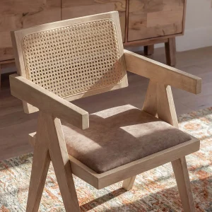 JOSS — Natural rattan dining armchair (43-58-72-96)