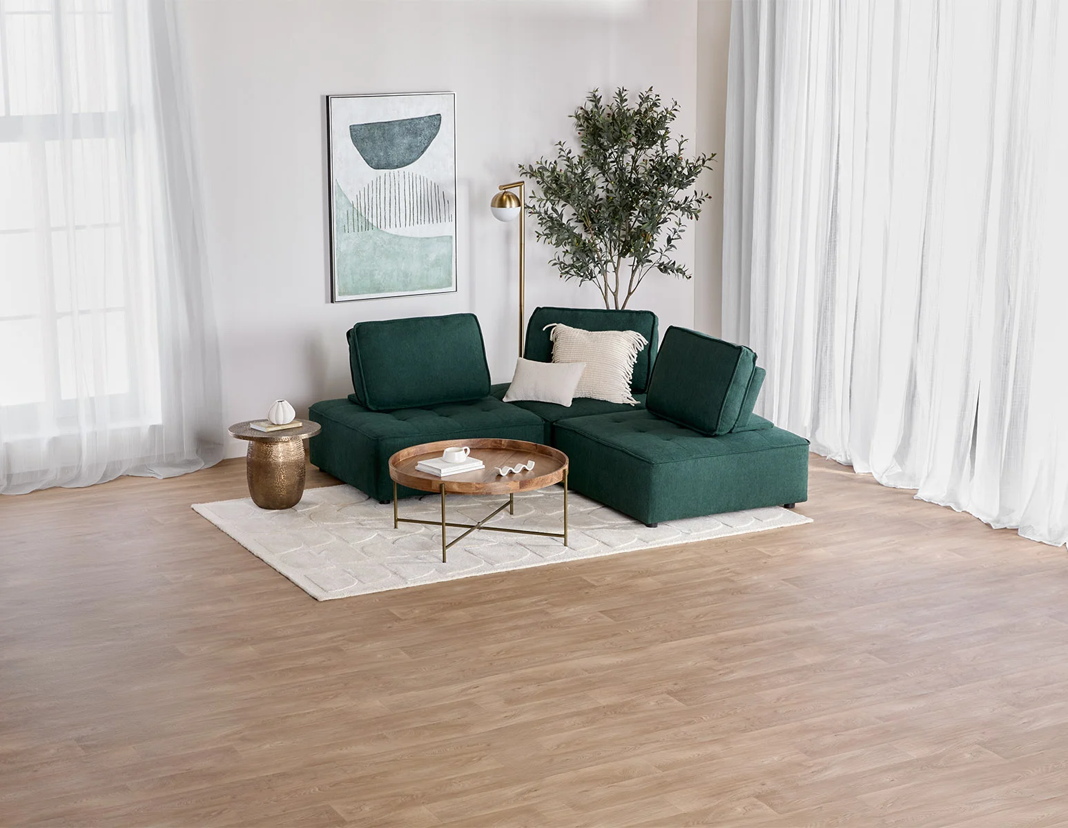LEON — 1-pc modular interchangeable sofa (60-67-96-70) - Image 12
