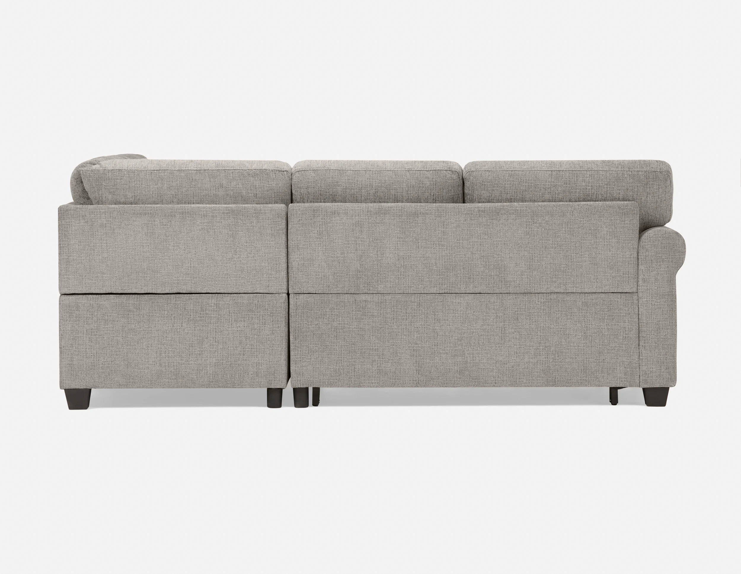 DELPHINE — Traditional right-facing sectional sofa-bed with storage (28-94-59-30) - Image 10