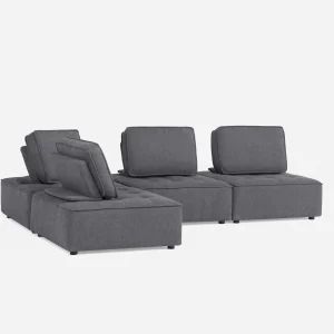LEON — 4-pc modular interchangeable sofa (35-86-37-33)