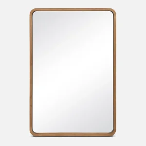 KISUMU — Mirror with paulownia wood frame 63 cm x 94 cm