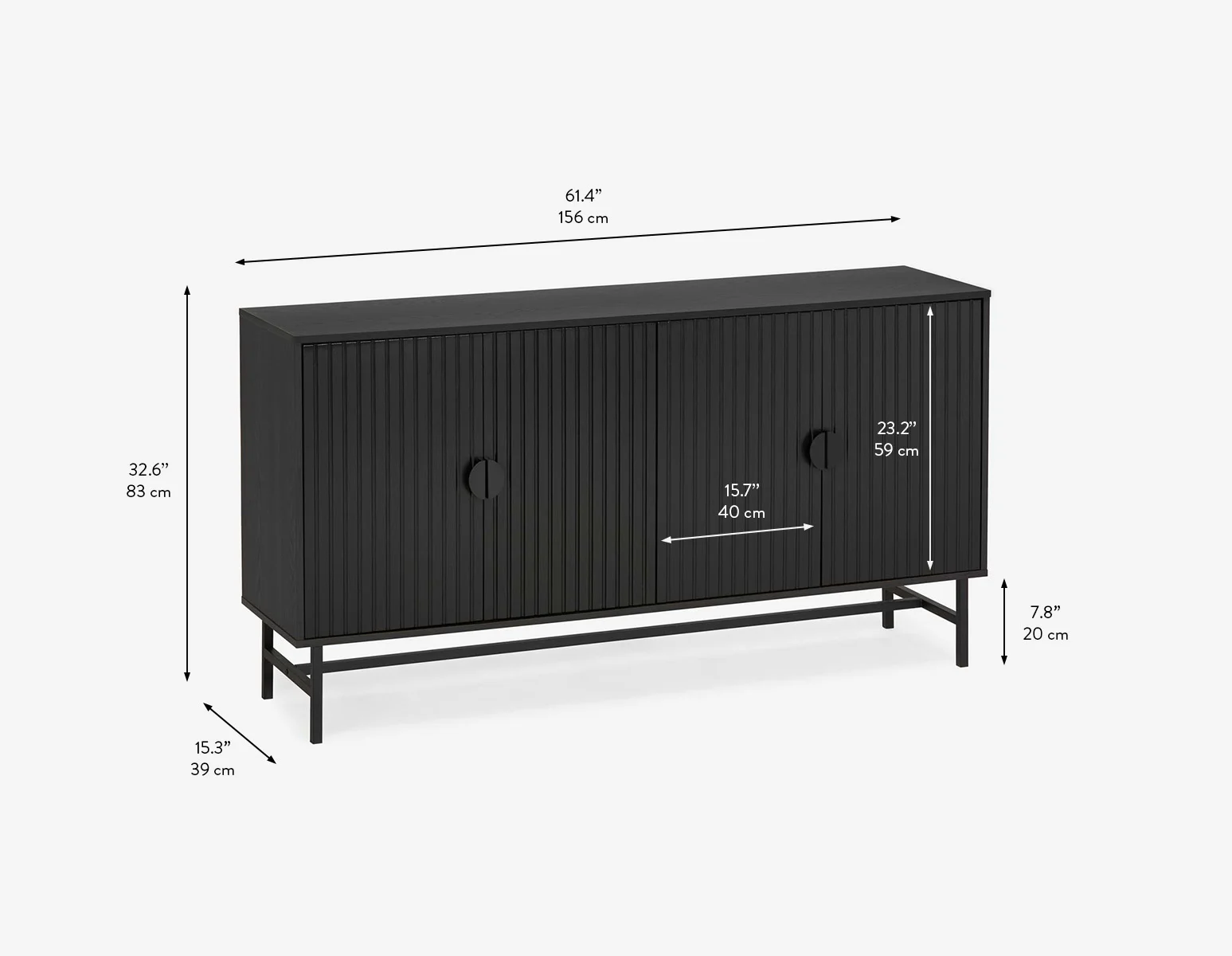 MONTANA — Modern 4-door sideboard - Image 10