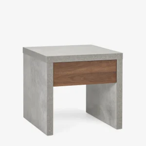 LIAM — Industrial chic end table 56 cm