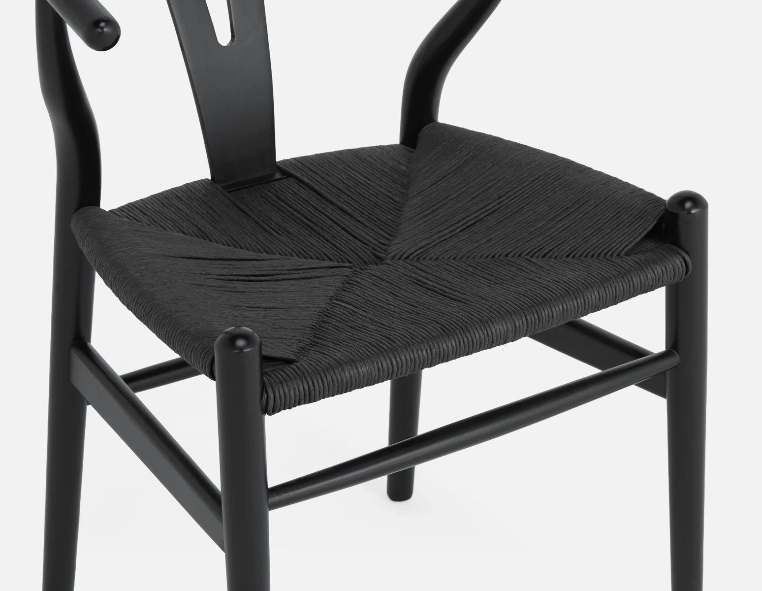 DENMARK — Beech wood and paper cord dining chair (70-01-11-20) - Image 6