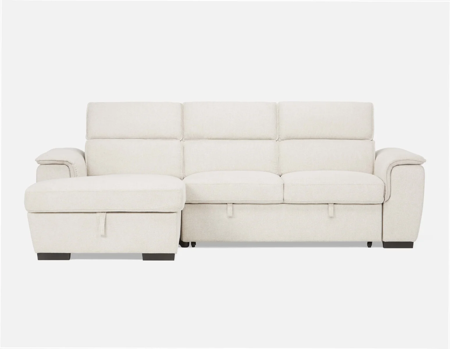 ODETTE — Contemporary left-facing sectional sofa-bed with storage (09-05-14-95) - Image 3