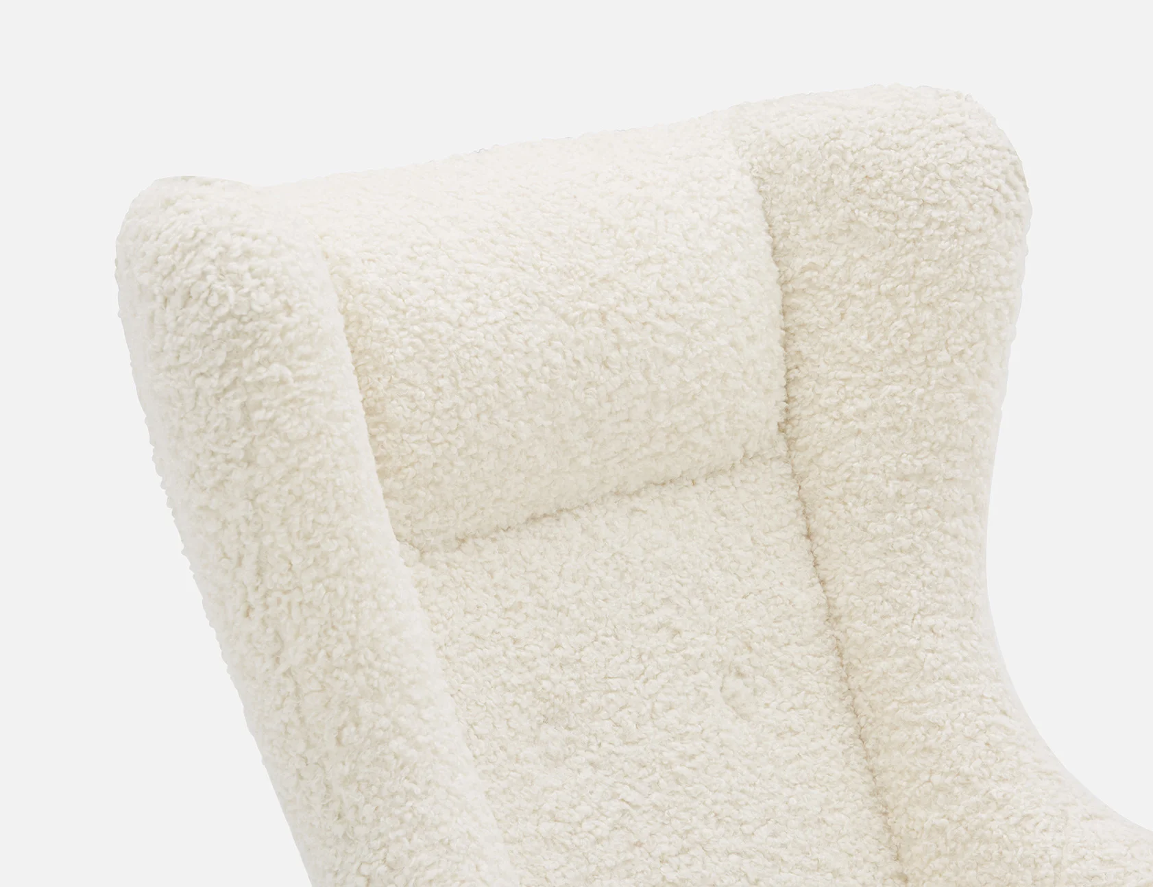 GUYAN — Faux shearling rocking armchair - Image 5