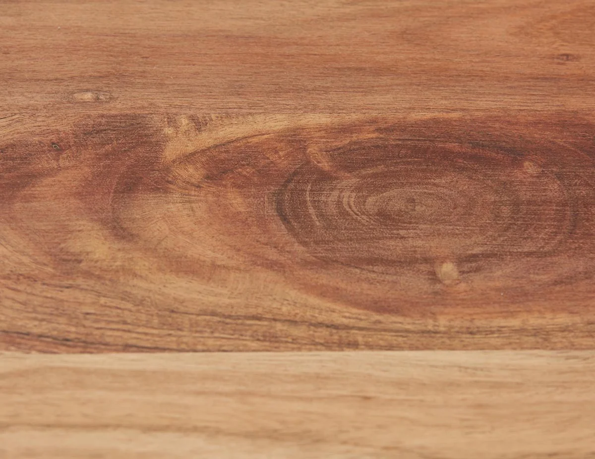 RENO — Solid acacia wood coffee table 120 cm - Image 11