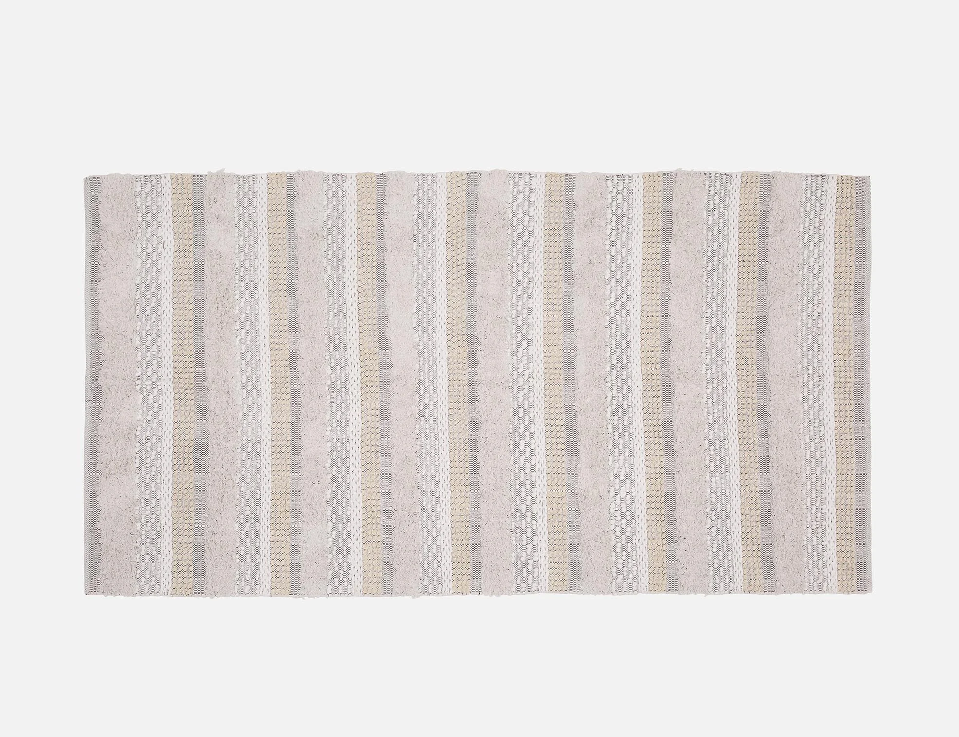 DANYA — Woven tufted cotton rug 5'x9' - Image 2