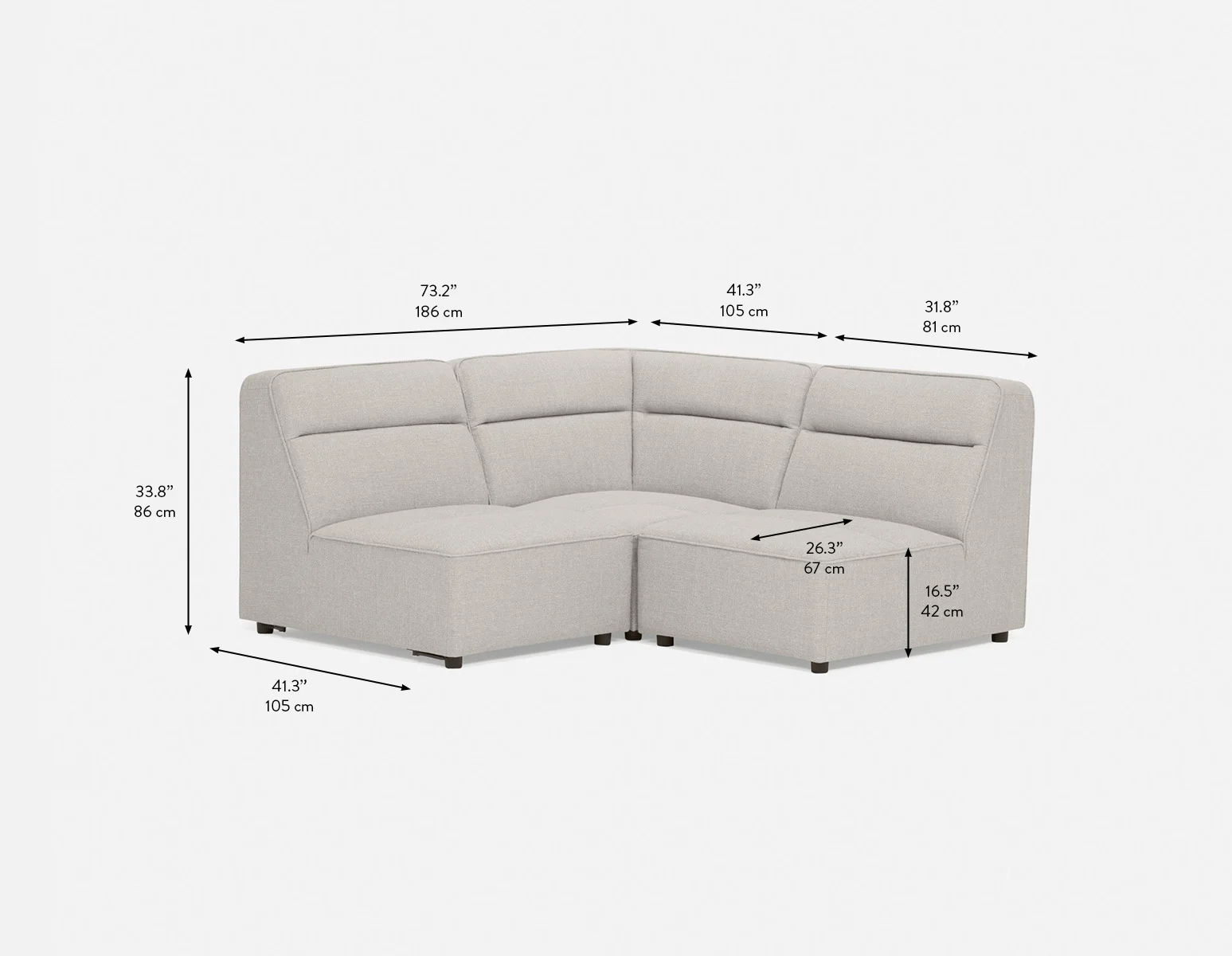 REVAN — Modern modular sofa customize to fit your space (00-21-62-30) - Image 5