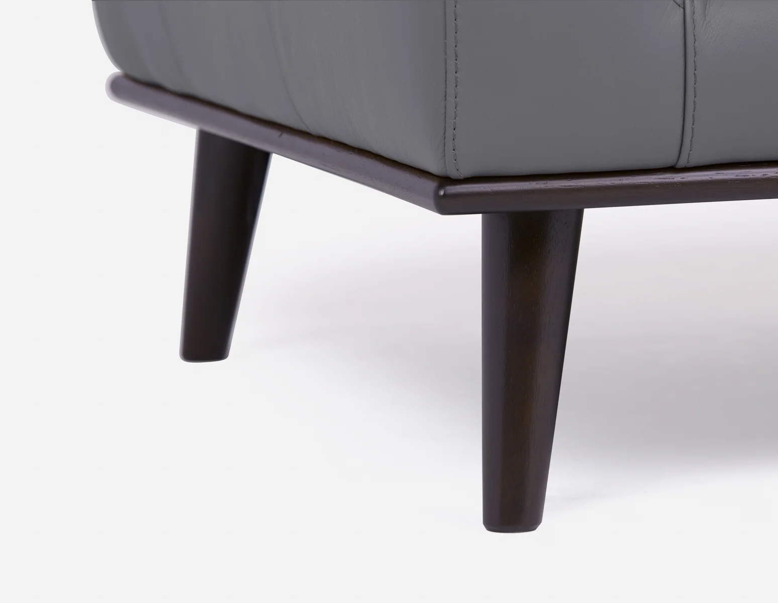BETTA — 100% leather mid century loveseat (24-76-17-30) - Image 6