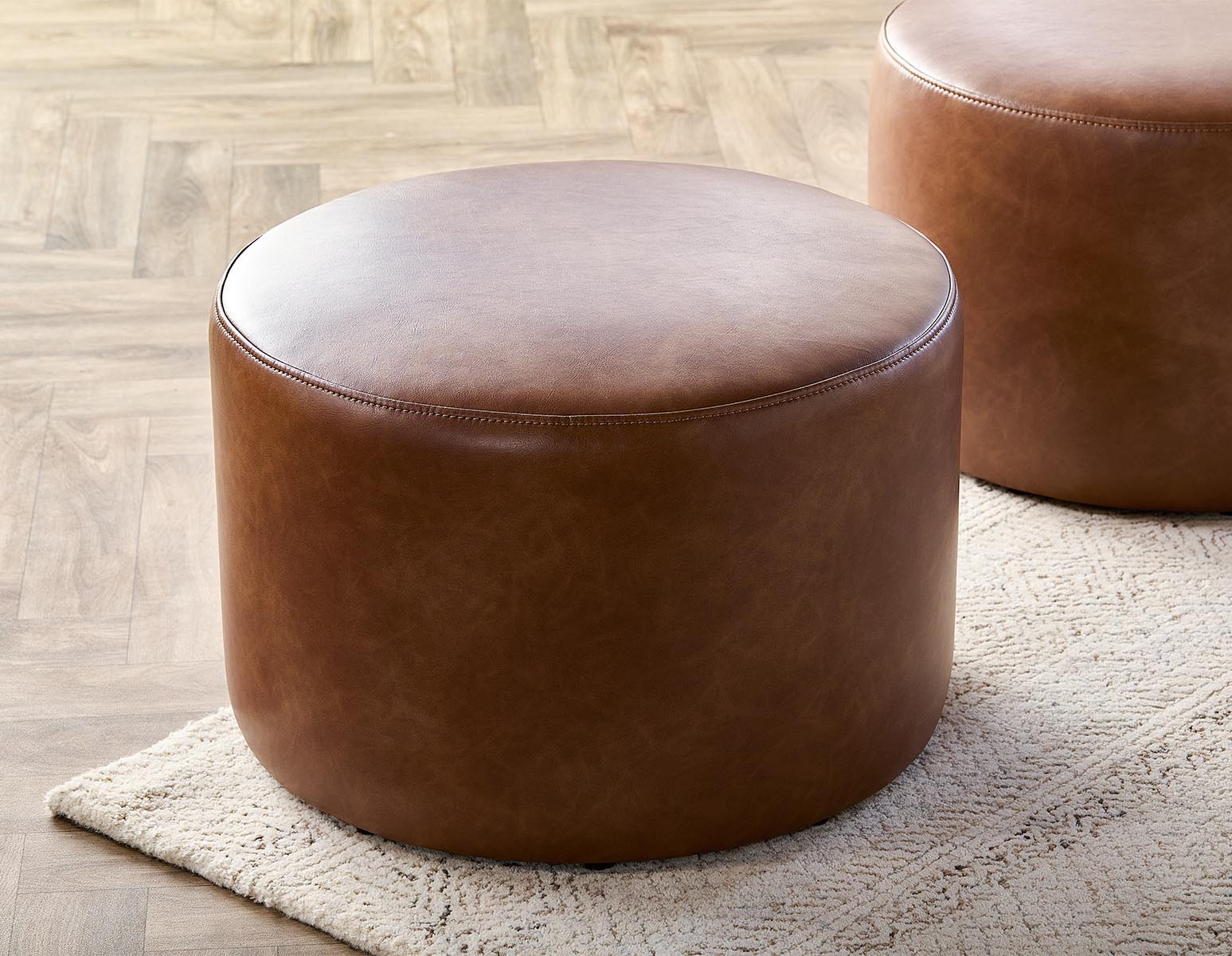 VASTO — Leatherette ottoman (62-13-83-96) - Image 9