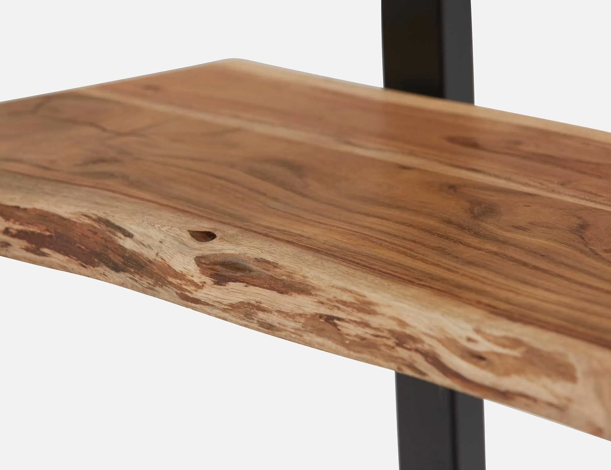 RENO — Acacia wood 5-tier bookcase - Image 7