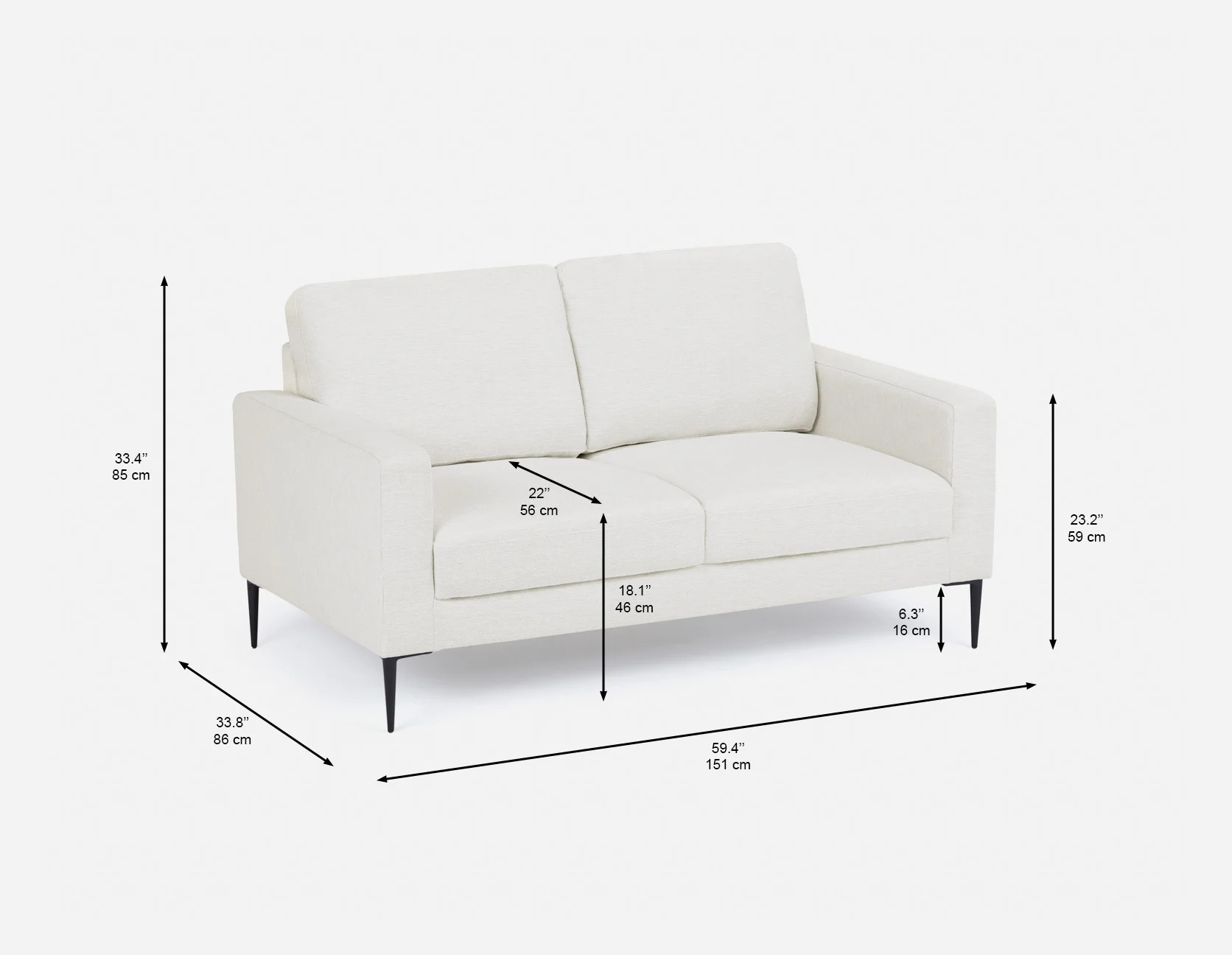 TERESA — Timeless loveseat (86-04-18-46) - Image 10