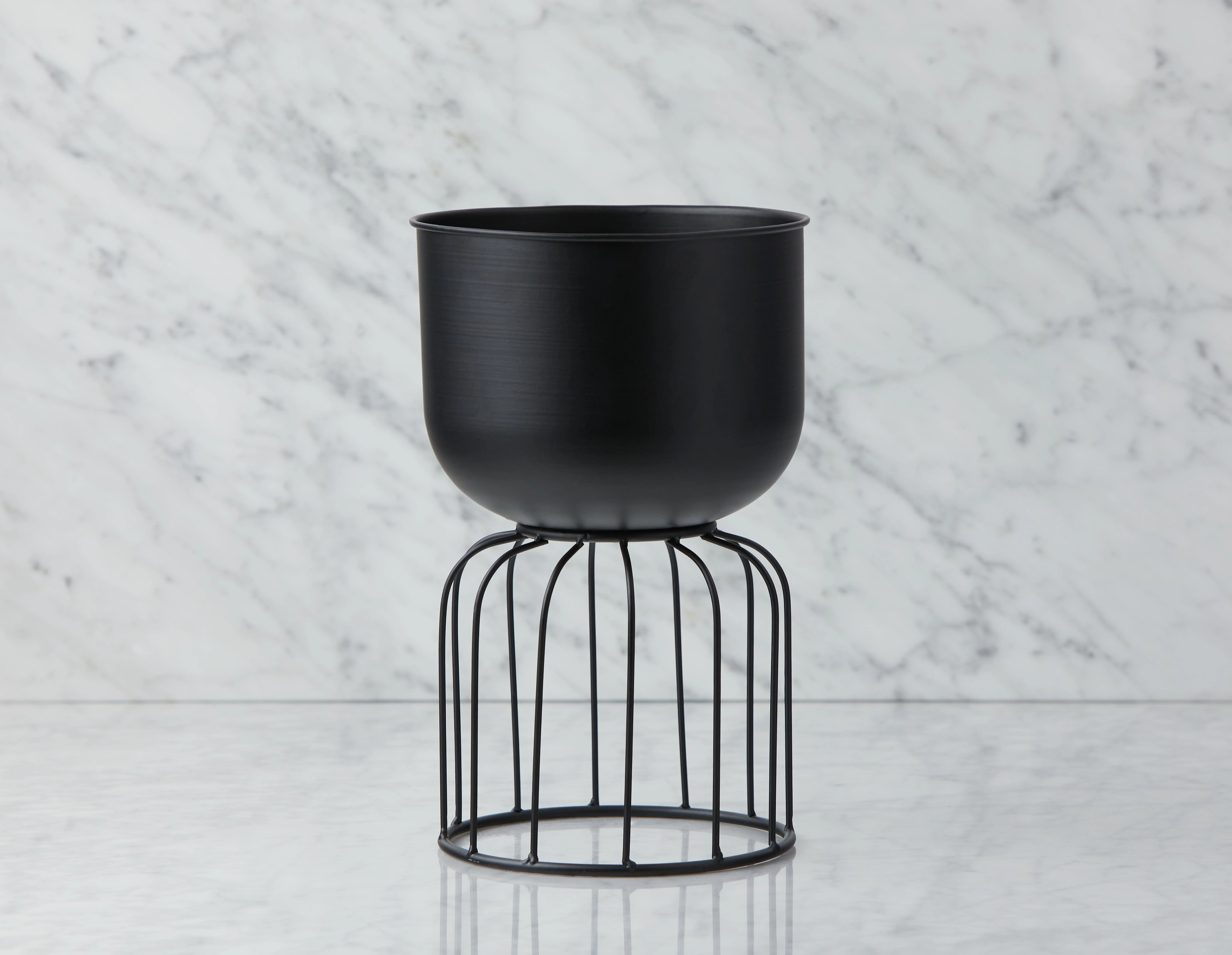 CAGI — Metal planter with stand 35 cm - Image 6