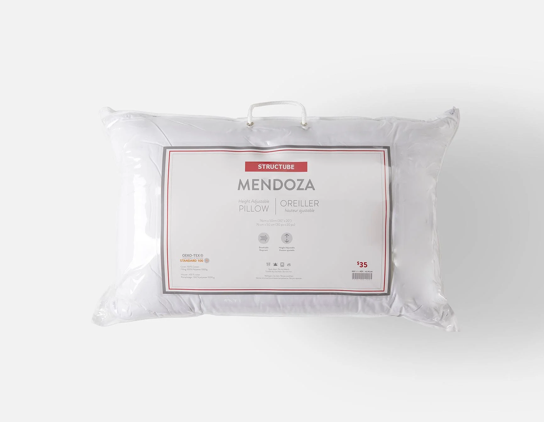 MENDOZA — Adjustable pillow 76 cm x 50 cm - Image 5
