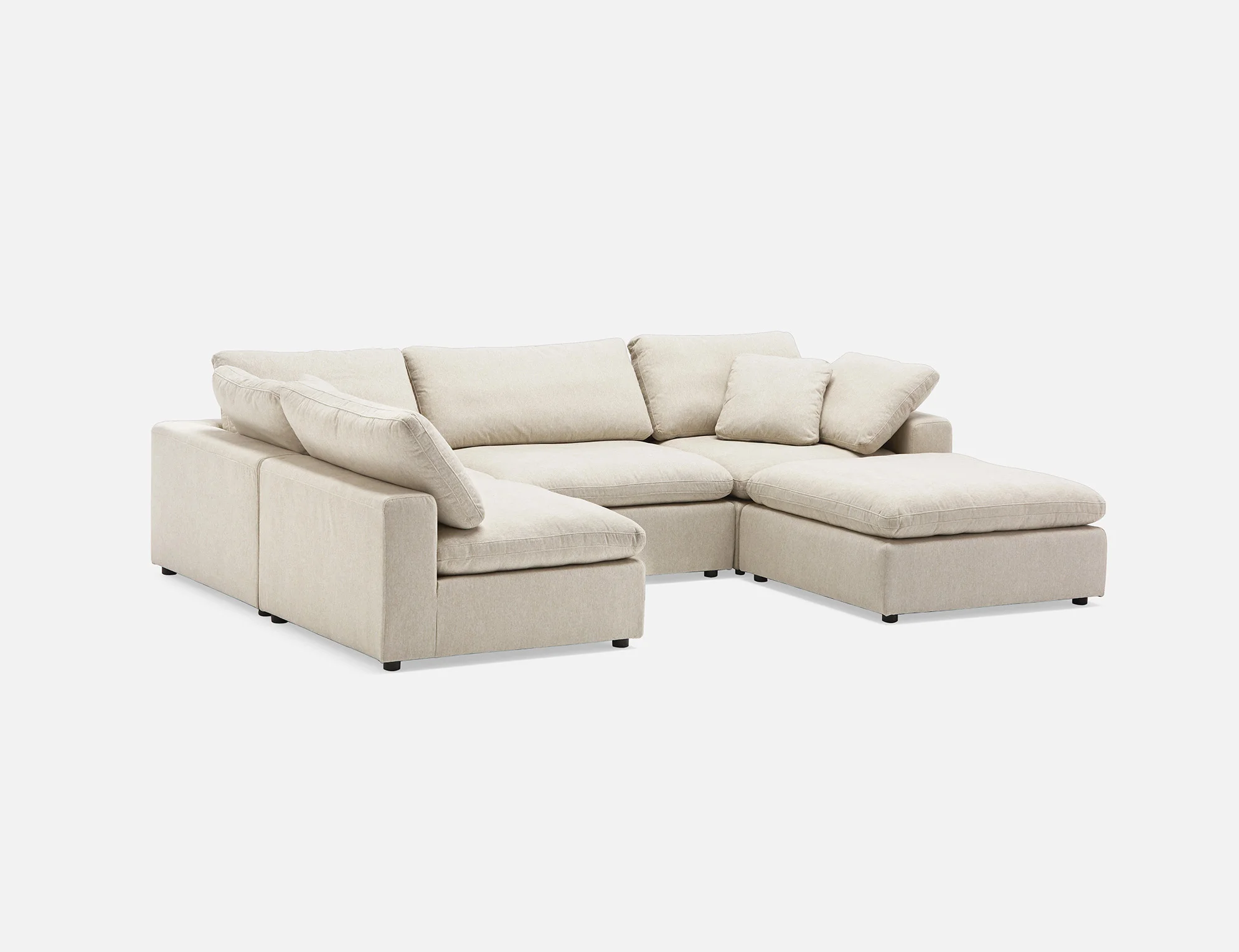 SOFT — Contemporary 5-pc modular sectional sofa (89-07-55-46) - Image 11