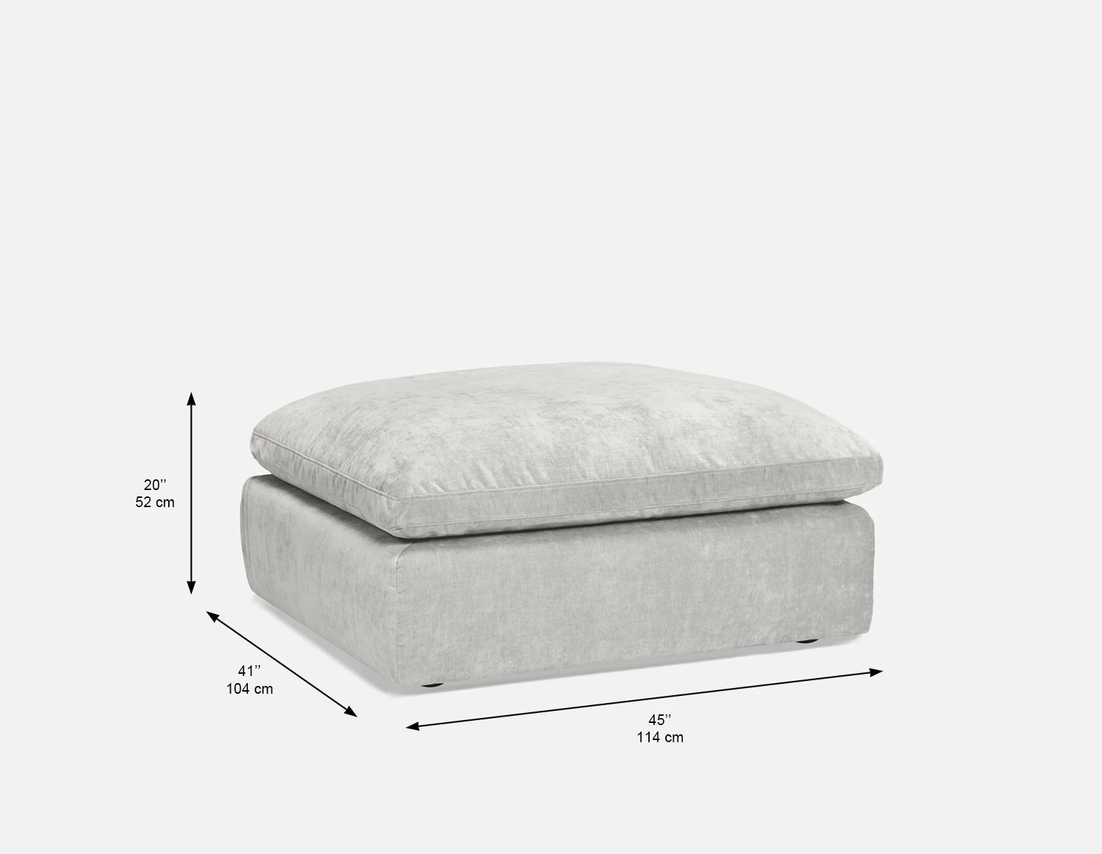 CHABLIS — Luxurious ottoman (85-55-69-30) - Image 7