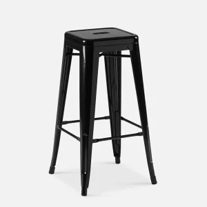 HUDSON — Iron bar stool 76 cm (92-16-15-20)