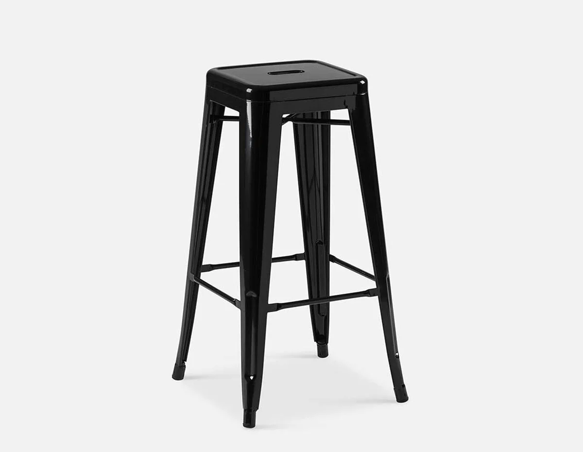 HUDSON — Iron bar stool 76 cm (92-16-15-20)