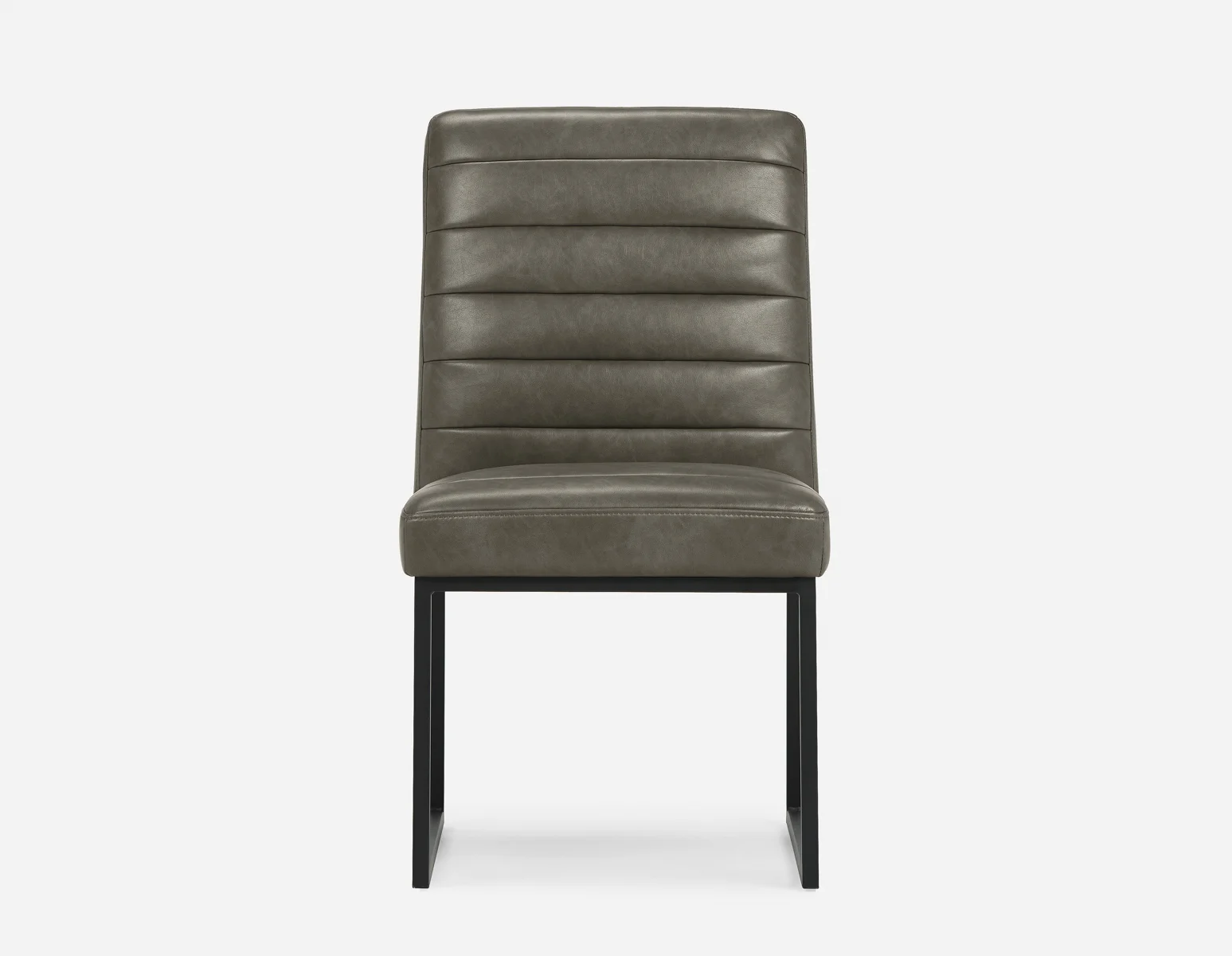 BARI — Synthetic leather dining chair (33-76-82-30) - Image 2