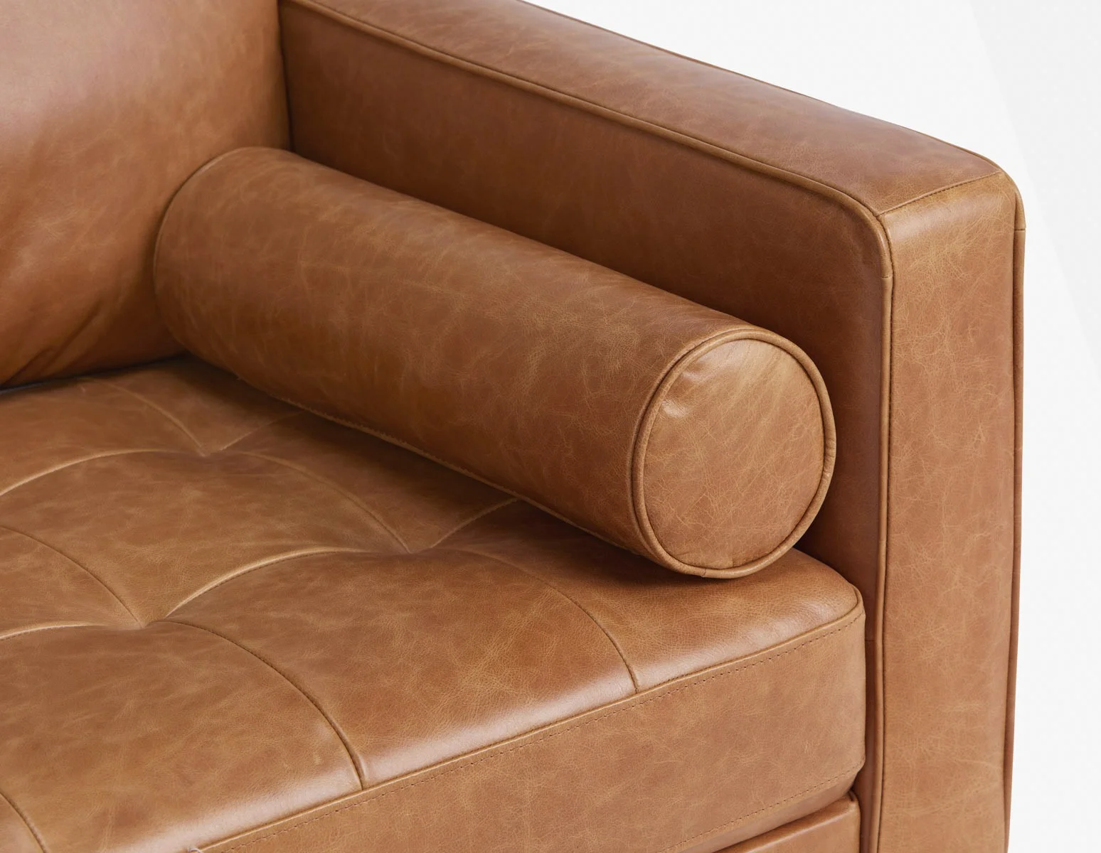 KINSEY — 100% leather loveseat - Image 4