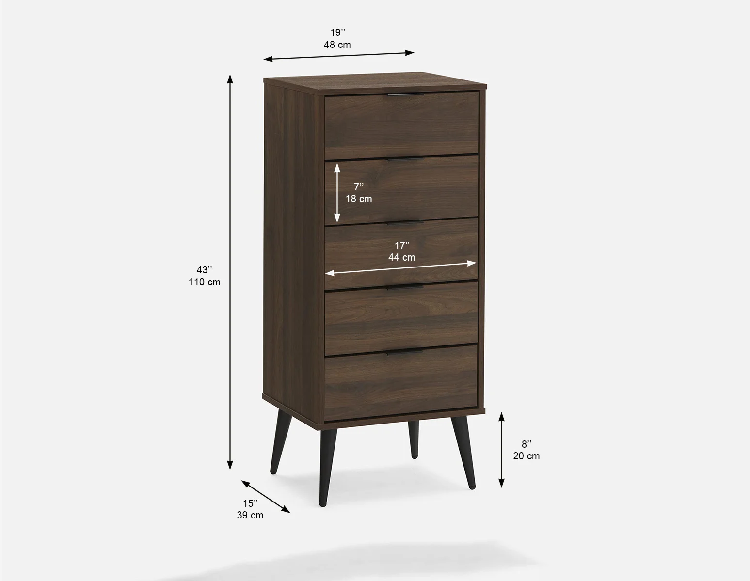NADIA — 5-drawer chest - Image 9