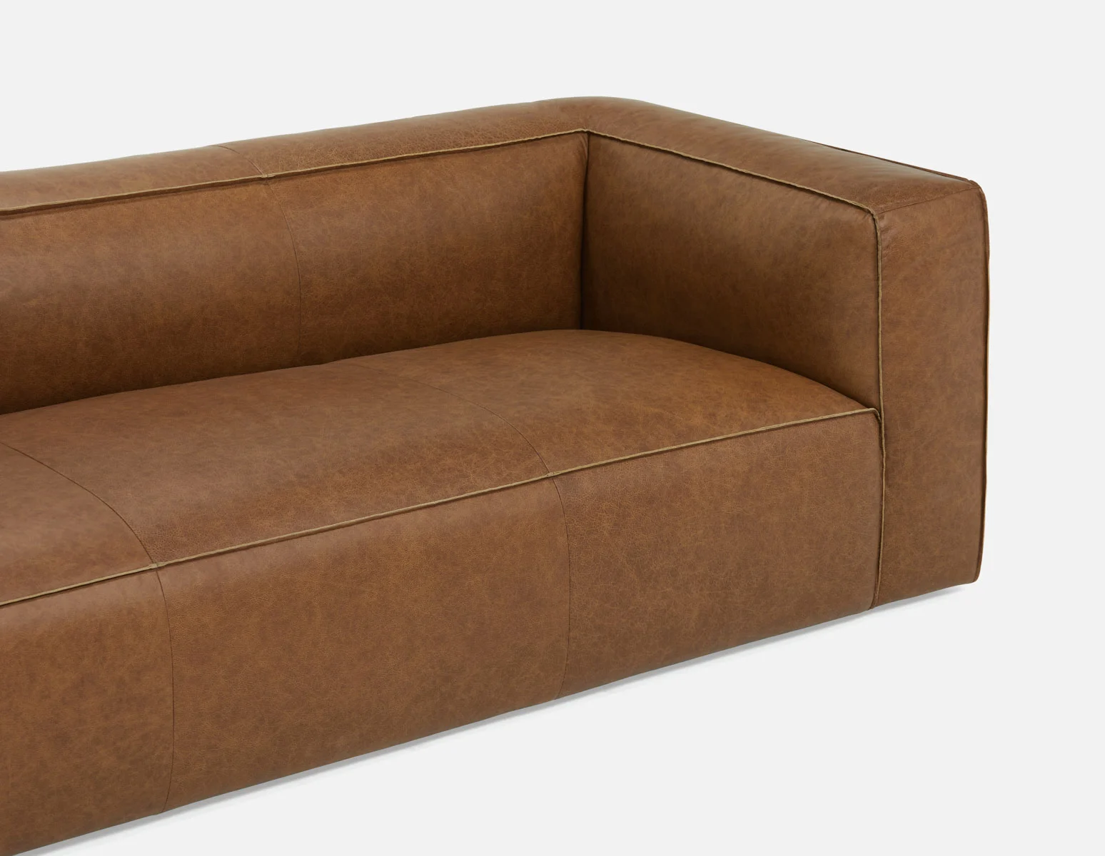 MONTE — 100% leather classic 3-seater sofa (39-69-47-67) - Image 10
