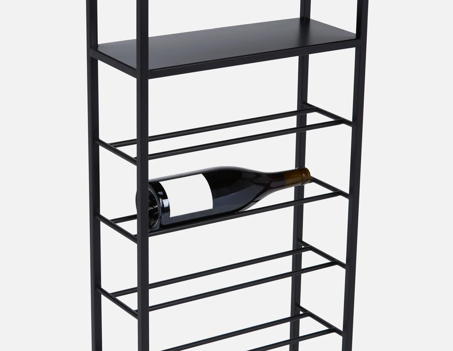 JAZZ — Contemporary metal wine rack 40x180cm - Image 8