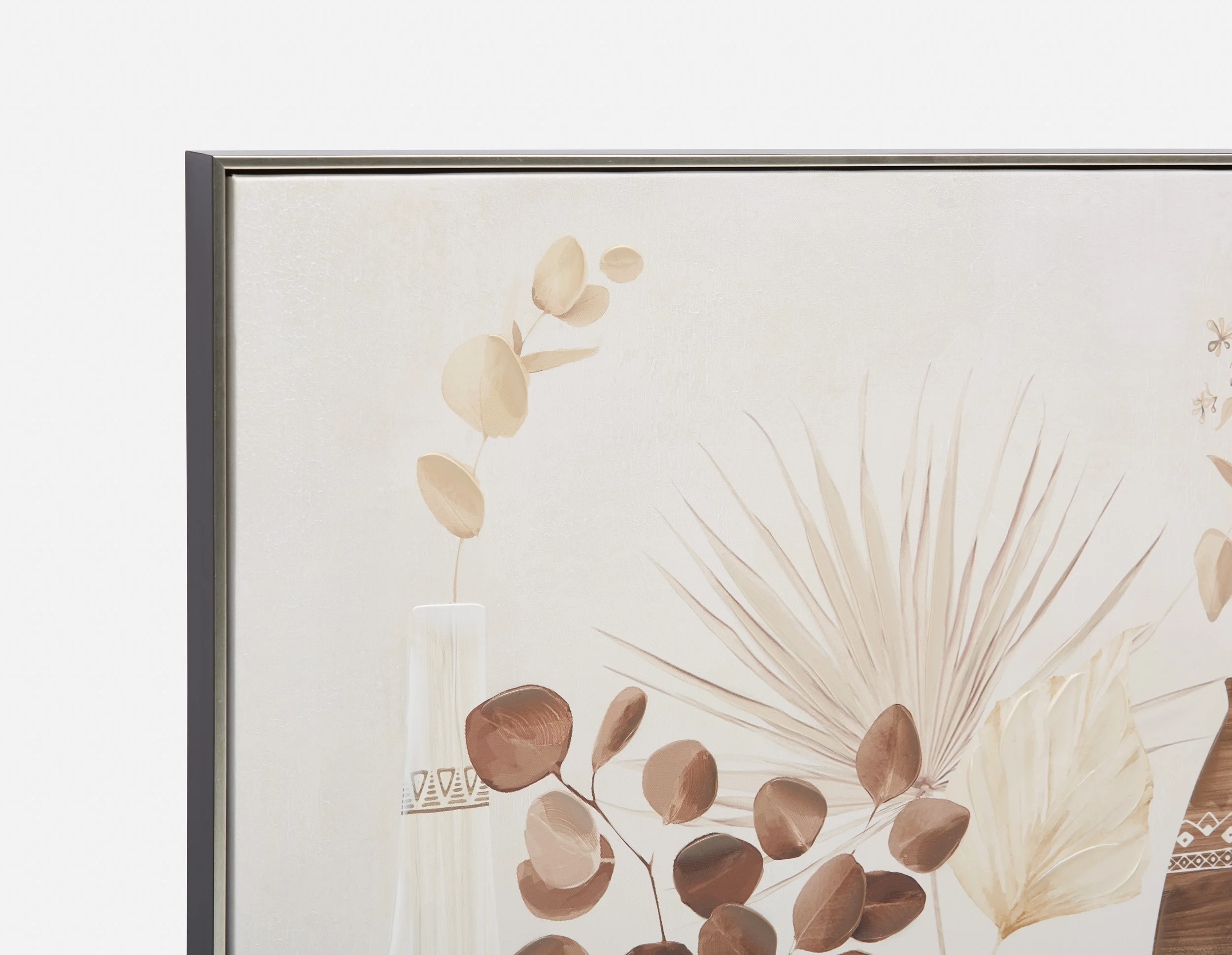 FLORA II — Framed hand embellished giclée 80x80cm - Image 2