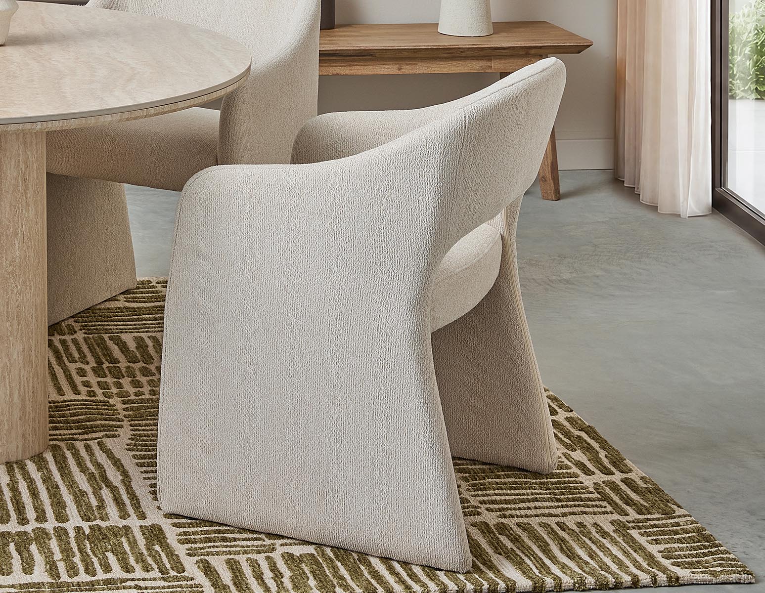 AZROU — Modern minimalist dining armchair (12-04-91-95) - Image 11