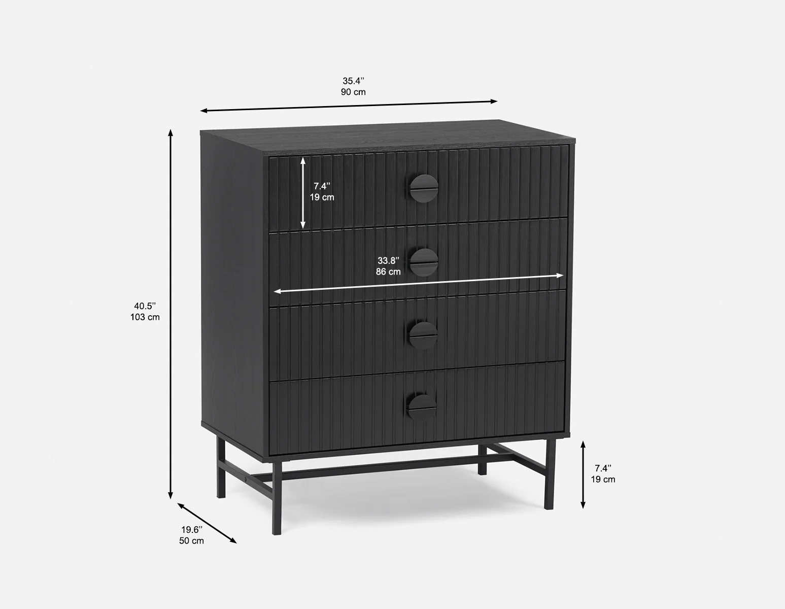 MONTANA — Modern 4-drawer dresser - Image 12