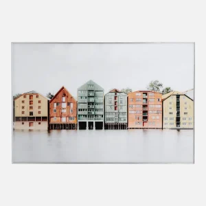 TRONDHEIM — Framed giclée 150 cm x 100 cm