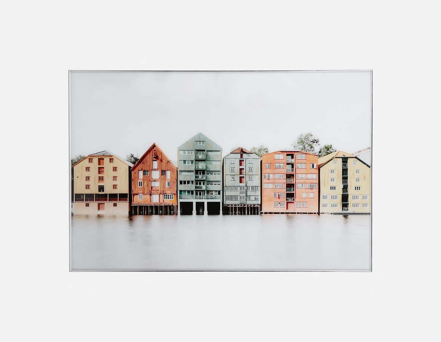 TRONDHEIM — Framed giclée 150 cm x 100 cm