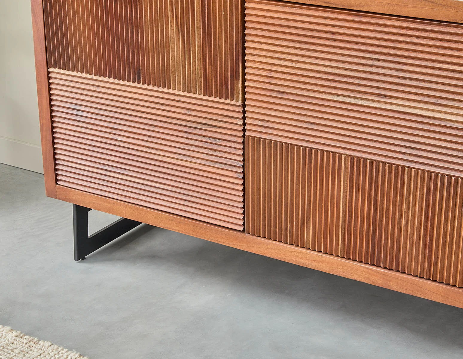 LYON — Acacia wood sideboard 175 cm - Image 15