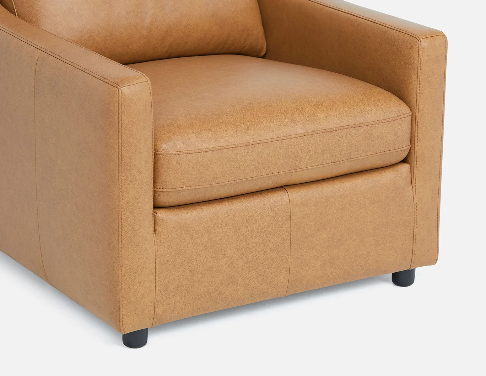 LIMA — Modern 100% leather armchair (74-41-36-49) - Image 7
