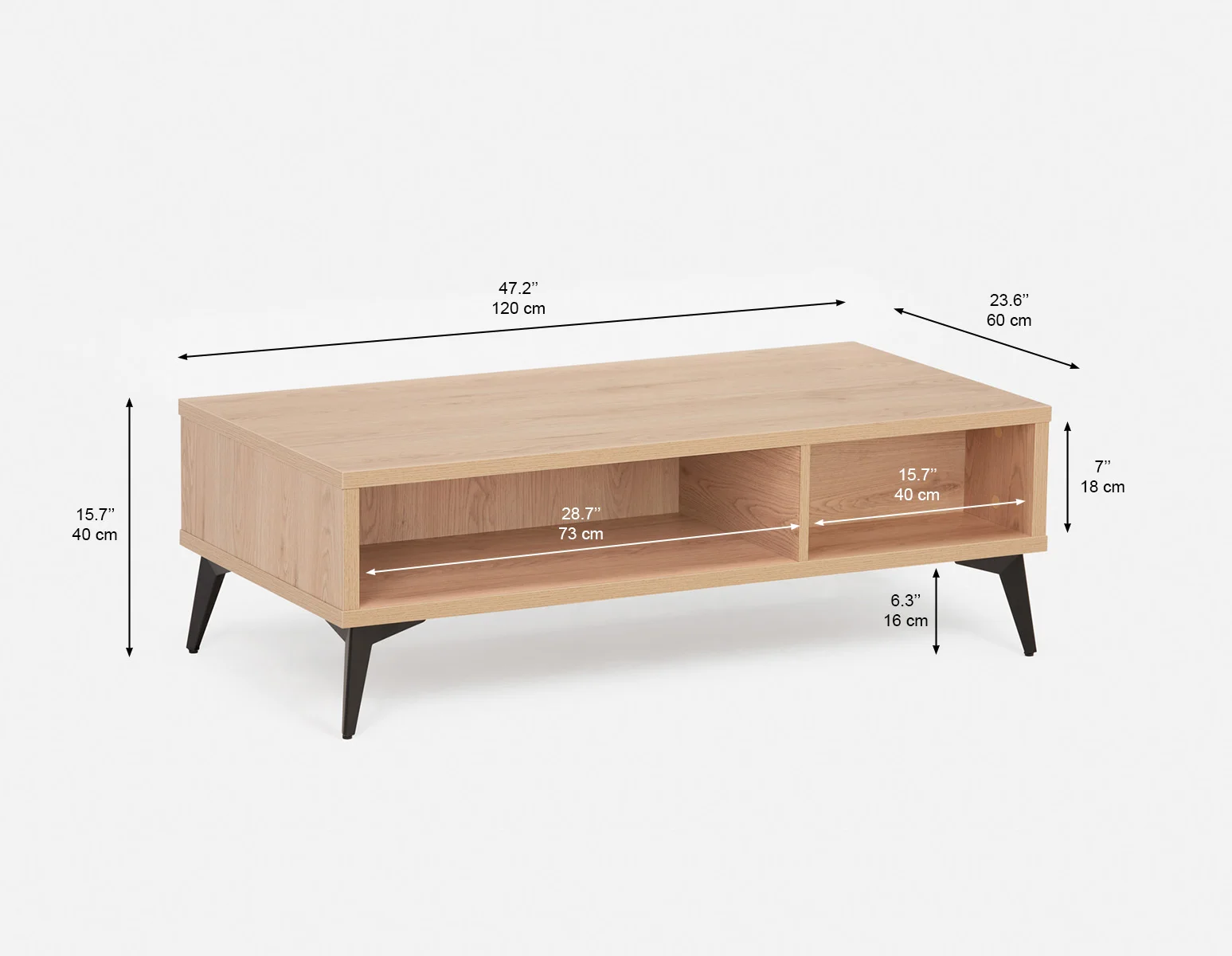 KIERA — Mid-century modern coffee table (62-94-85-04-D) - Image 9