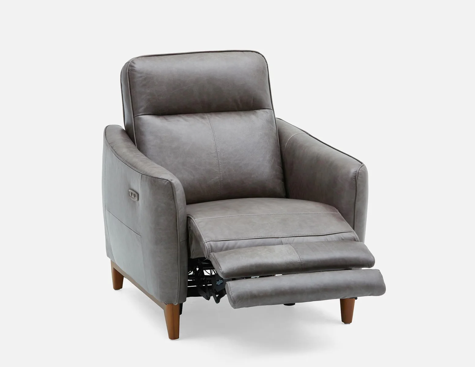 PALMER — Contemporary modern power-reclining 100% leather armchair (03-96-81-30-D) - Image 7