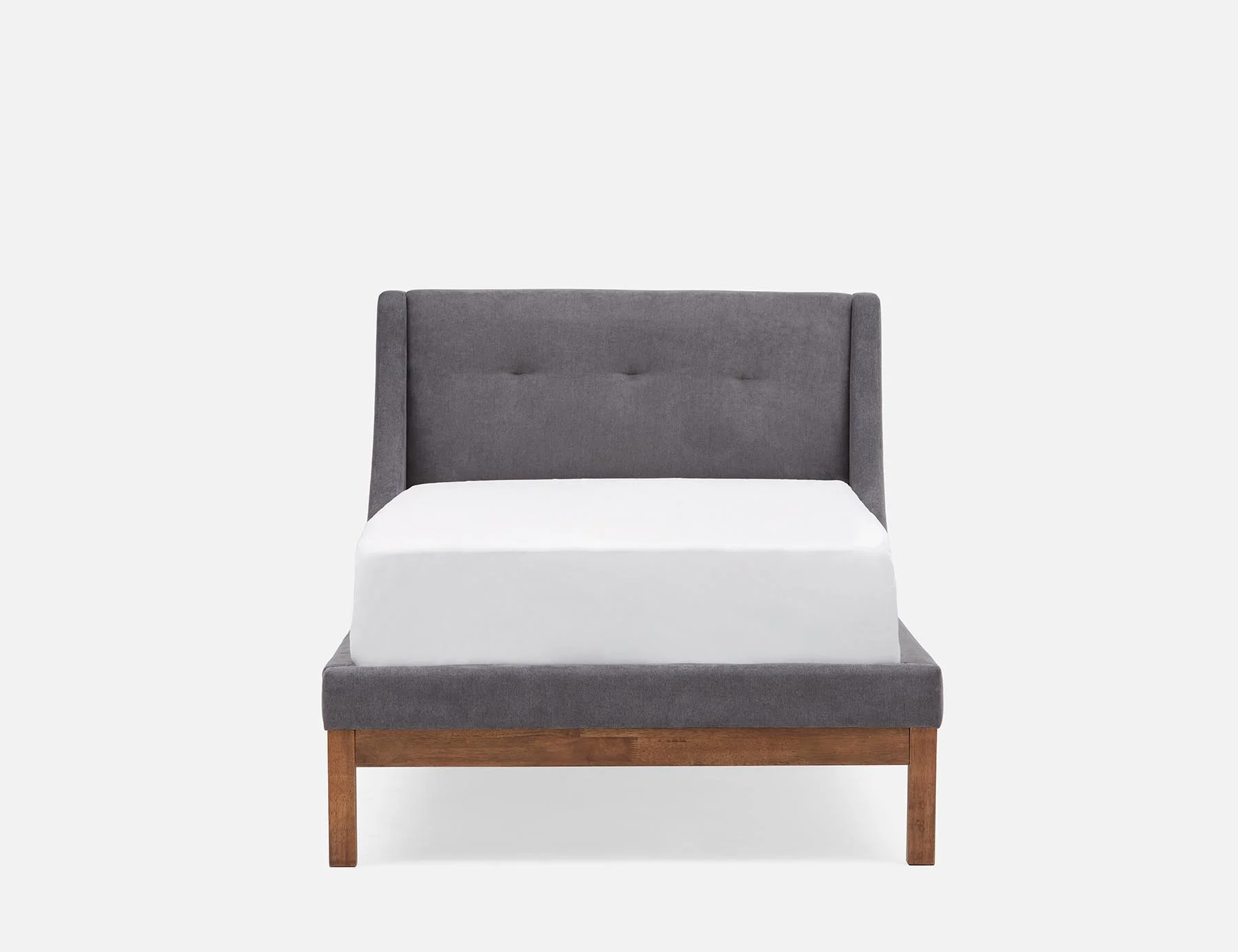 MUROL — Tufted upholstered wingback twin size bed (40-92-97-33) - Image 3